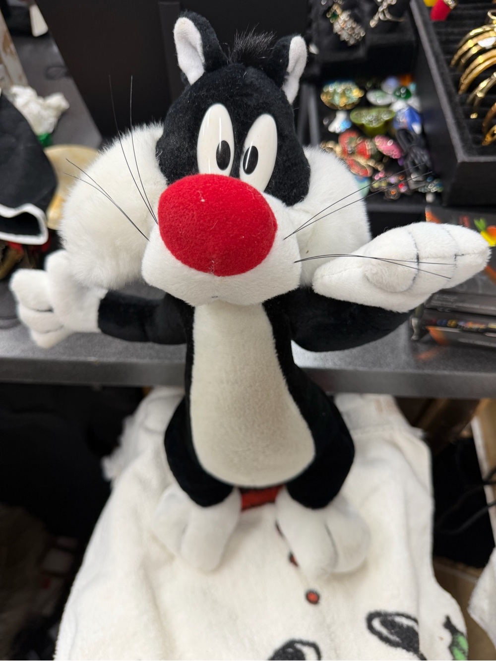Warner Bros. Sylvester Plush in Black, White and Red